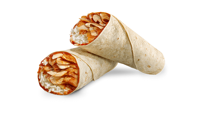 Chicken Döner Wrap with Rice